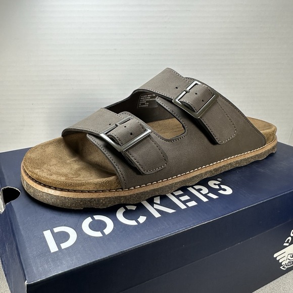 Dockers‎ Men\'s 13M Benham Brown Sandals Beach Summer Vacation NEW